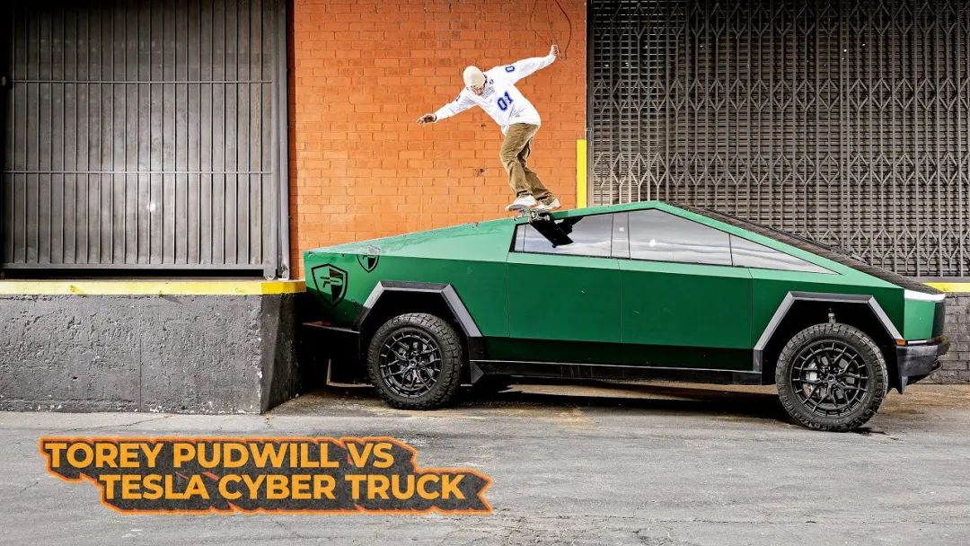 职业滑手大战特斯拉Cybertrucks|MF中文字幕-MadFuture 疯未来