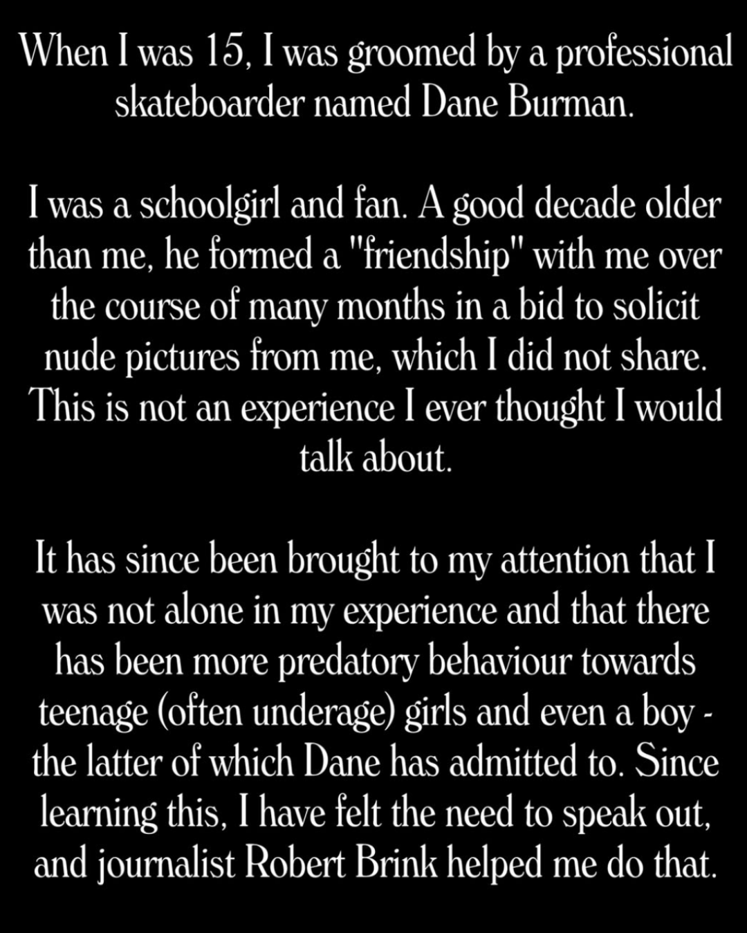 职业滑手Dane Burman "晚节不保"：一起迟来的性骚扰指控曝光！-MadFuture 疯未来